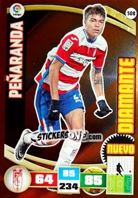 Sticker Peñaranda - Liga BBVA 2015-2016. Adrenalyn XL n. 508 - Panini