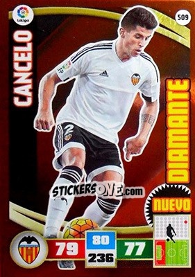 Sticker Cancelo - Liga BBVA 2015-2016. Adrenalyn XL n. 509 - Panini
