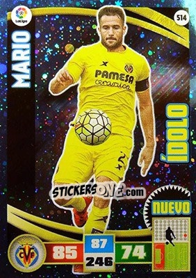 Sticker Mario - Liga BBVA 2015-2016. Adrenalyn XL n. 514 - Panini