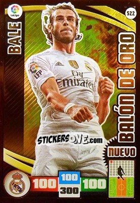 Sticker Bale - Liga BBVA 2015-2016. Adrenalyn XL n. 522 - Panini