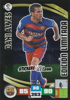 Sticker Dani Alves - Liga BBVA 2015-2016. Adrenalyn XL n. LE-DA - Panini