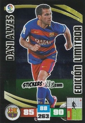 Sticker Dani Alves - Liga BBVA 2015-2016. Adrenalyn XL - Panini