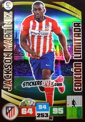 Cromo Jackson Martínez - Liga BBVA 2015-2016. Adrenalyn XL n. LE-JM - Panini