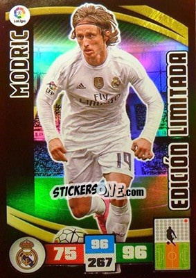 Sticker Modric - Liga BBVA 2015-2016. Adrenalyn XL n. LE-MO - Panini