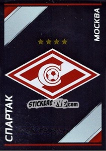 Sticker Спартак - Эмблема - Russian Football Premier League 2015-2016 - Panini