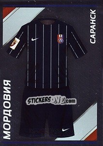 Sticker Мордовия - Домашняя форма - Russian Football Premier League 2015-2016 - Panini