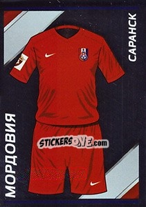 Sticker Мордовия - Гостевая форма - Russian Football Premier League 2015-2016 n. 25 - Panini