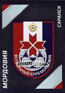 Sticker Мордовия - Эмблема - Russian Football Premier League 2015-2016 n. 26 - Panini
