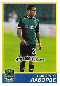 Figurina Краснодар - Рикардо Лаборде / Ricardo Laborde - Russian Football Premier League 2015-2016 n. 407 - Panini