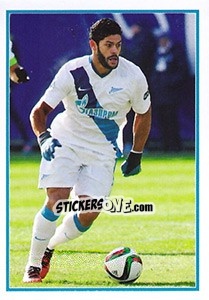 Sticker Бомбардиры - Халк / Hulk - Russian Football Premier League 2015-2016 - Panini