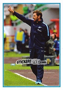 Sticker Тренер - Андре Виллаш-Боаш / André Villas-Boas - Russian Football Premier League 2015-2016 - Panini