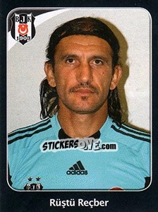 Sticker Rüştü Reçber - Spor Toto Süper Lig 2011-2012 n. 5 - Panini