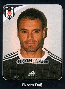 Sticker Ekrem Dağ - Spor Toto Süper Lig 2011-2012 n. 7 - Panini