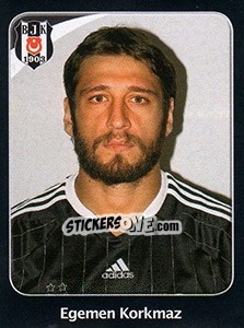 Sticker Egemen Korkmaz - Spor Toto Süper Lig 2011-2012 n. 10 - Panini