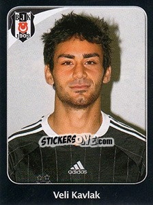 Figurina Veli Kavlak - Spor Toto Süper Lig 2011-2012 - Panini