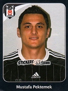 Figurina Mustafa Pektemek - Spor Toto Süper Lig 2011-2012 - Panini