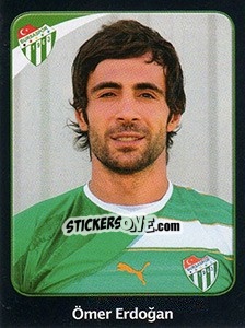 Sticker Ömer Erdoğan - Spor Toto Süper Lig 2011-2012 n. 29 - Panini