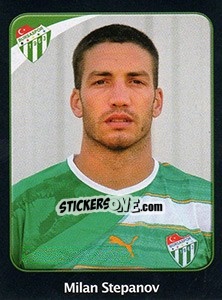 Sticker Milan Stepanov - Spor Toto Süper Lig 2011-2012 n. 31 - Panini