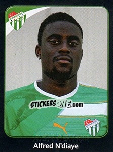 Sticker Alfred N'Diaye - Spor Toto Süper Lig 2011-2012 n. 35 - Panini