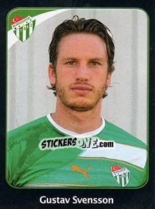 Sticker Gustav Svensson - Spor Toto Süper Lig 2011-2012 - Panini