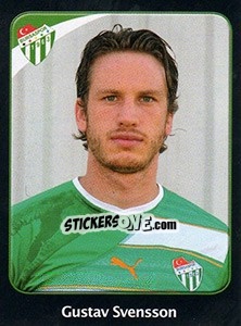 Sticker Gustav Svensson - Spor Toto Süper Lig 2011-2012 n. 36 - Panini