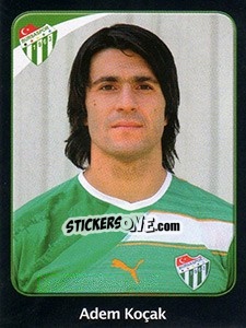 Sticker Adem Koçak - Spor Toto Süper Lig 2011-2012 n. 37 - Panini