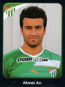 Sticker Ahmet Ari - Spor Toto Süper Lig 2011-2012 n. 42 - Panini