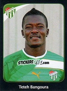 Sticker Teteh Bangoura - Spor Toto Süper Lig 2011-2012 n. 45 - Panini