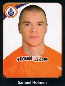 Sticker Samuel Holmen - Spor Toto Süper Lig 2011-2012 - Panini