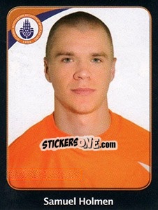 Sticker Samuel Holmen - Spor Toto Süper Lig 2011-2012 n. 62 - Panini
