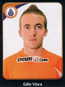 Sticker Edin Visca - Spor Toto Süper Lig 2011-2012 n. 63 - Panini