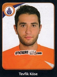 Cromo Tevfik Köse - Spor Toto Süper Lig 2011-2012 n. 66 - Panini