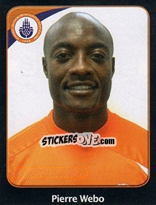 Sticker Pierre Webo - Spor Toto Süper Lig 2011-2012 n. 67 - Panini