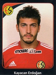 Figurina Kayacan Erdoğan - Spor Toto Süper Lig 2011-2012 n. 72 - Panini