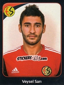 Sticker Veysel Sari - Spor Toto Süper Lig 2011-2012 - Panini