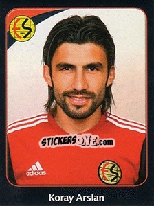 Sticker Koray Arslan - Spor Toto Süper Lig 2011-2012 - Panini
