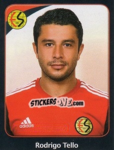 Cromo Rodrigo Tello - Spor Toto Süper Lig 2011-2012 - Panini