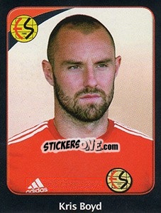 Sticker Kris Boyd - Spor Toto Süper Lig 2011-2012 n. 87 - Panini