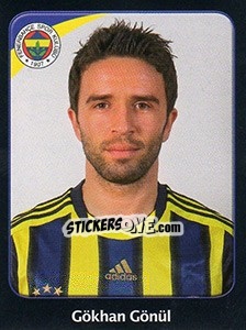 Sticker Gökhan Gönül - Spor Toto Süper Lig 2011-2012 n. 95 - Panini