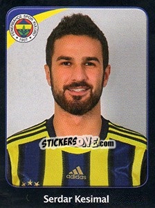 Sticker Serdar Kesimal - Spor Toto Süper Lig 2011-2012 n. 98 - Panini