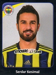 Cromo Serdar Kesimal - Spor Toto Süper Lig 2011-2012 - Panini