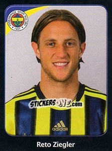 Sticker Reto Ziegler - Spor Toto Süper Lig 2011-2012 n. 99 - Panini