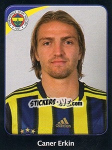 Sticker Caner Erkin - Spor Toto Süper Lig 2011-2012 - Panini