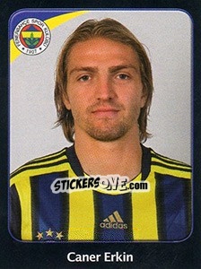 Sticker Caner Erkin - Spor Toto Süper Lig 2011-2012 n. 100 - Panini