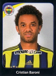 Sticker Cristian Baroni - Spor Toto Süper Lig 2011-2012 - Panini