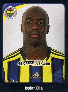 Sticker Issiar Dia - Spor Toto Süper Lig 2011-2012 n. 106 - Panini
