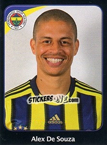 Sticker Alex De Souza - Spor Toto Süper Lig 2011-2012 n. 109 - Panini