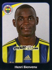 Sticker Henri Bienvenu - Spor Toto Süper Lig 2011-2012 n. 112 - Panini