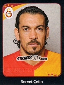 Figurina Servet Çetin - Spor Toto Süper Lig 2011-2012 - Panini