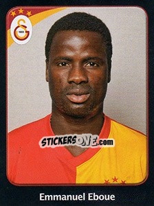Sticker Emmanuel Eboue - Spor Toto Süper Lig 2011-2012 n. 123 - Panini